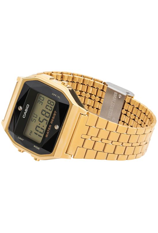 relógio casio diamond dourado