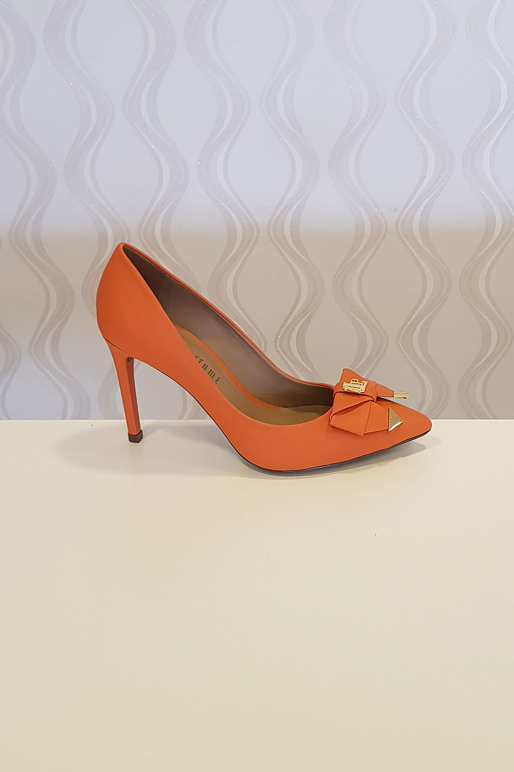 SCARPIN SALTO ALTO LANÇA PERFUME APRICOT Babadotop