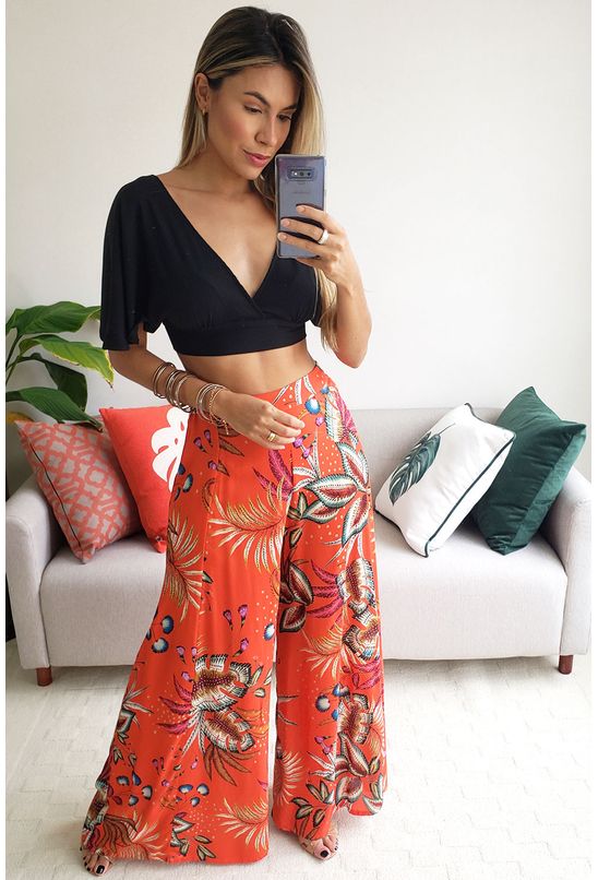 calça pantalona inverno