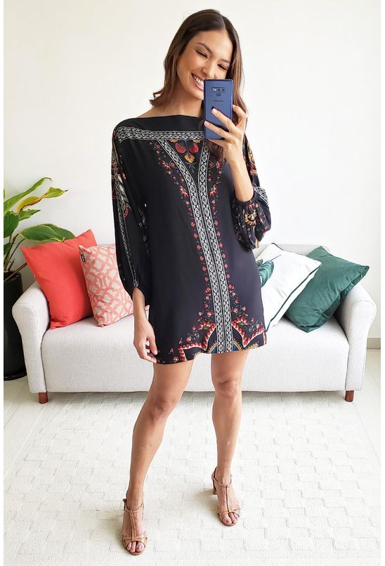 vestido bata farm