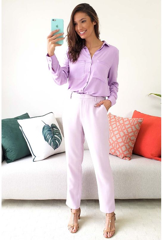 calça colcci alfaiataria