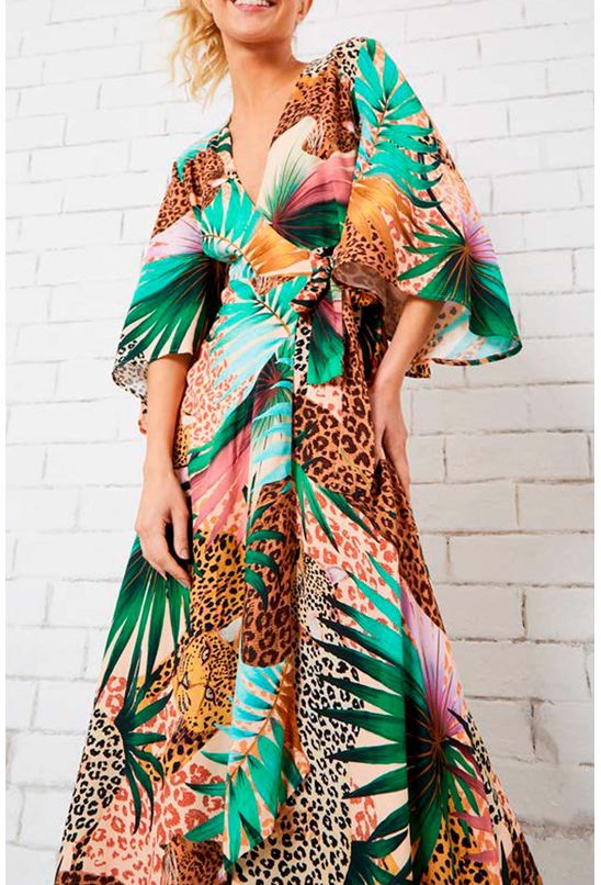 vestido longo francisca farm