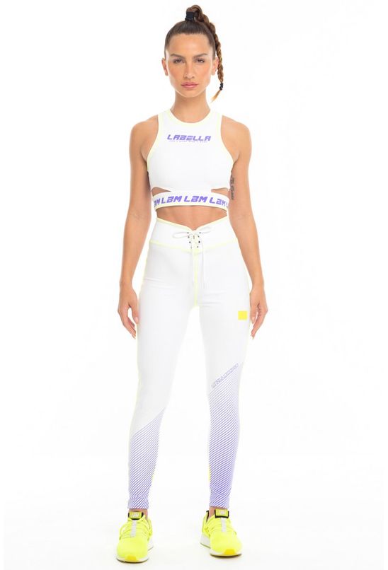 Compre Legging Labellamafia Hardcore Ladies Branca Online