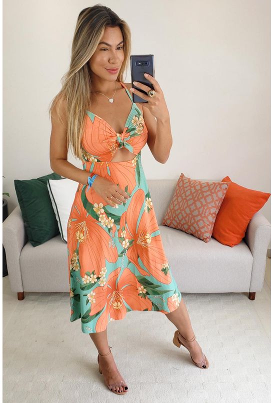 vestido gode floral