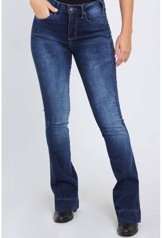 Calça Cargo Wide Leg Jeans Jeans na Oxiblue Jeans