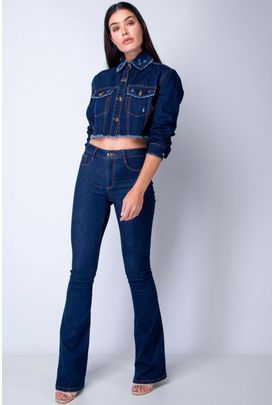 calça flare 34