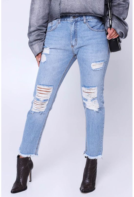 calça boyfriend john john