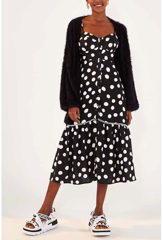 vestido pala decote farm