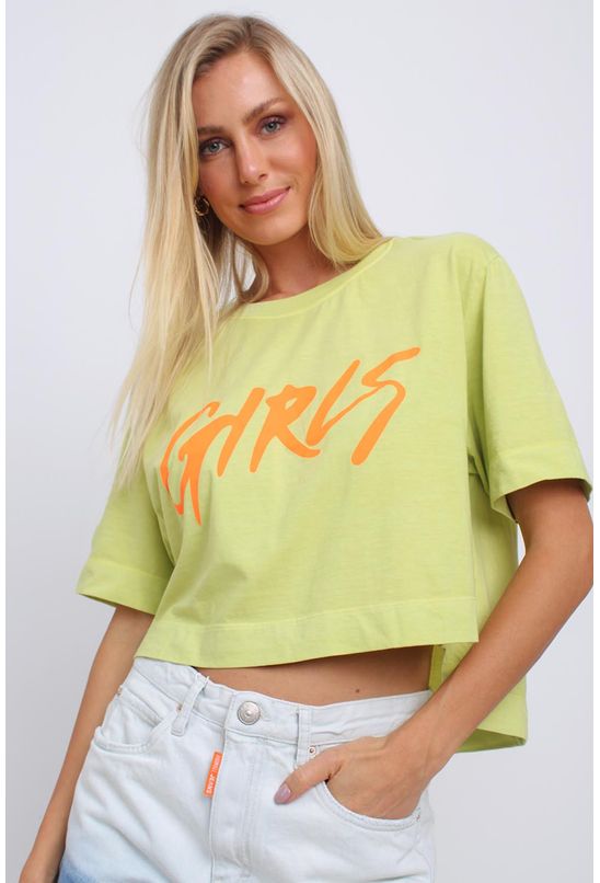 CROPPED NO ALGODÃO FEMININO - World Girls Tshirts