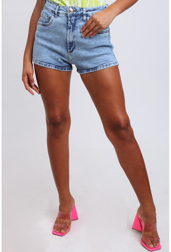 Short jeans comfort high lança perfume easy - Babadotop