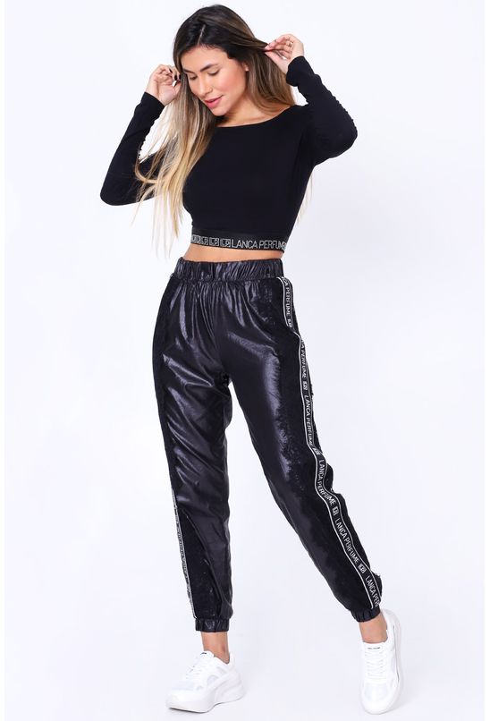 calça jogger lança perfume