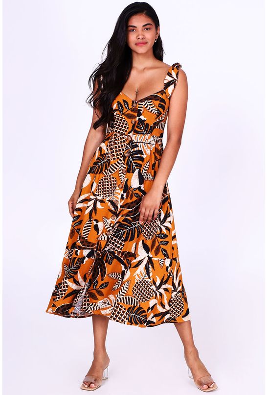 vestido longo francisca farm