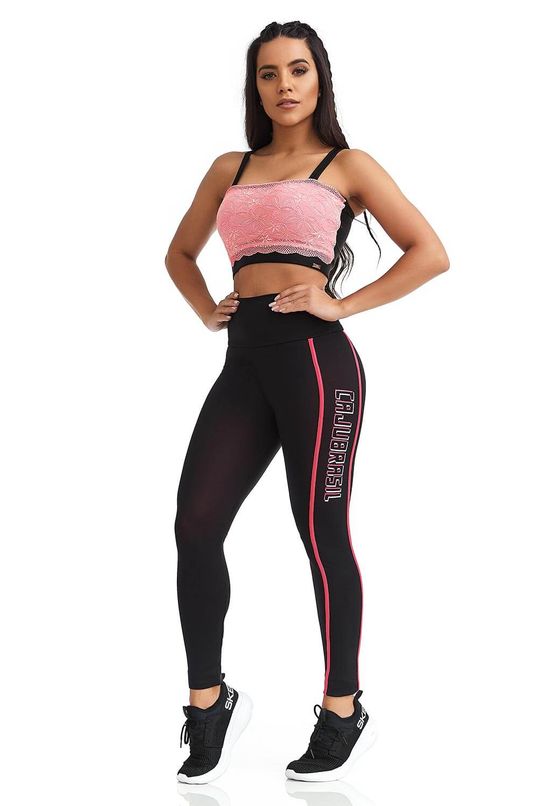 legging rosa neon