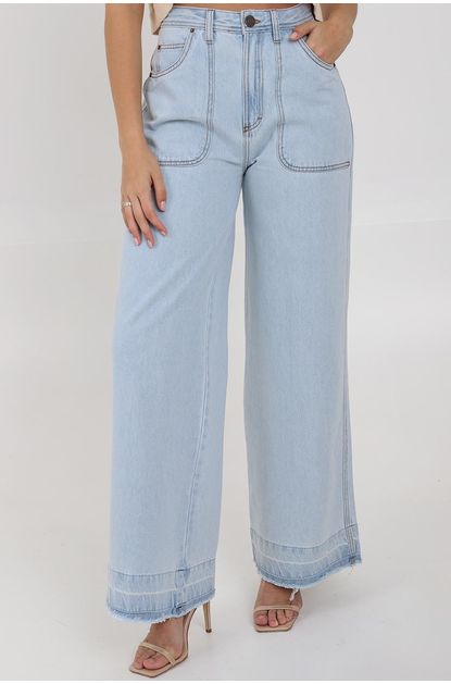 Calca-jeans-wide-barra-desfeita-animale-jeans-direita