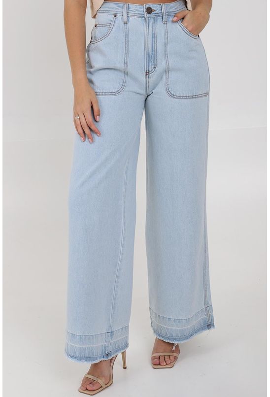 Calca-jeans-wide-barra-desfeita-animale-jeans-direita
