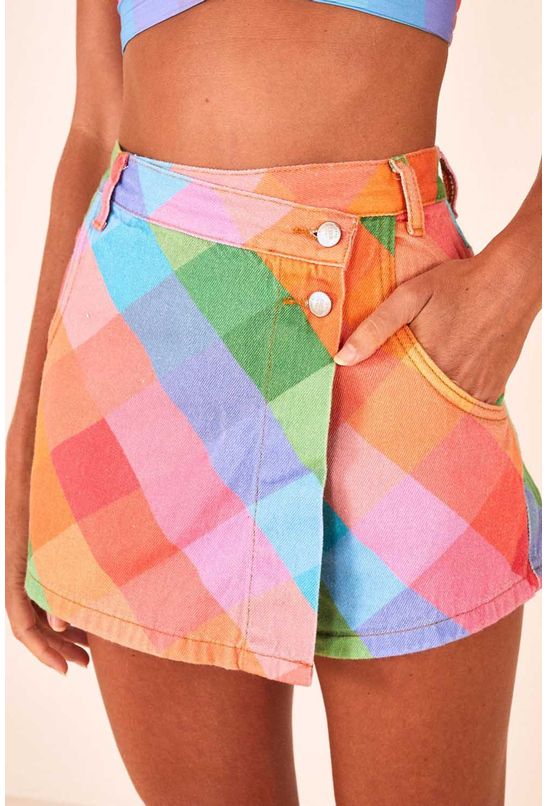 Shorts Saia Xadrez 2