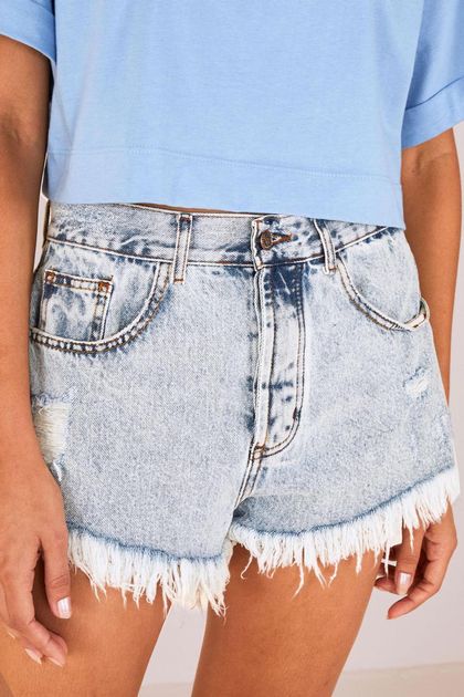 Short-jeans-medio-dente-farm-direita Short-jeans-medio-dente-farm-direita