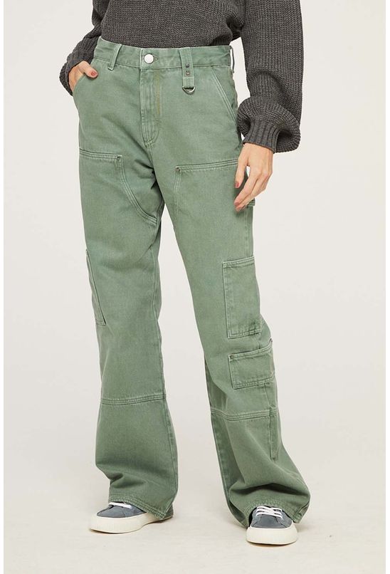 Calça sarja boot 70s cargo animale jeans - Babadotop