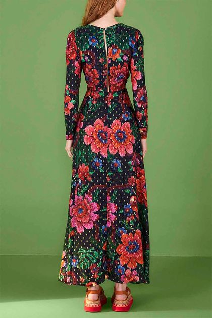 VESTIDO STRAPLESS DECOTE FRANZIDO HORTÊNCIAS main image 0