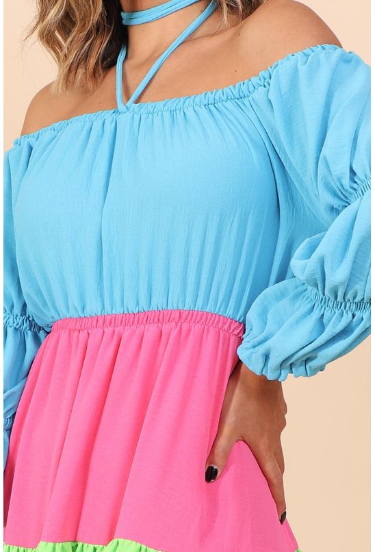 Vestido-longo-tricolor-pequia-detalhe