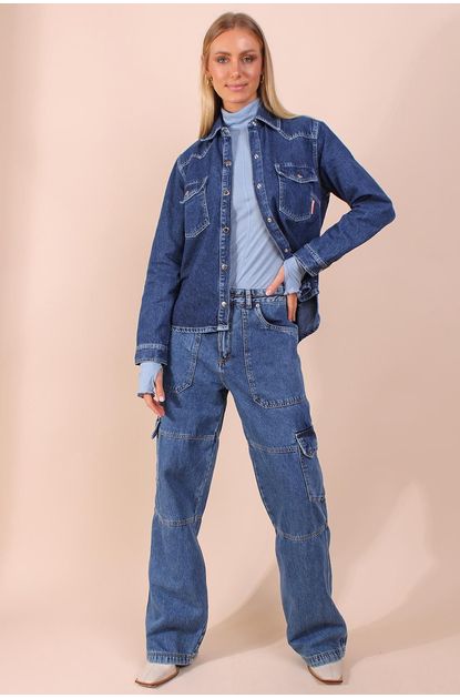 Camisa-jeans-manga-longa-animale-jeans-direita
