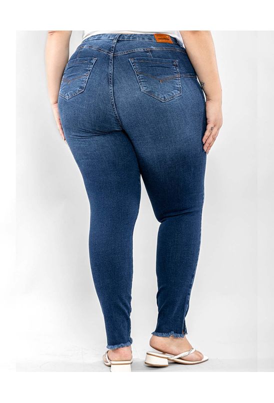 Calça Jeans Wide Leg Feminina Cintura Alta Básica com Elastano 28000 Escura  - Consciência - Calça Jeans Feminina - Magazine Luiza