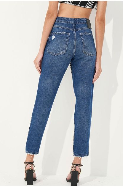 Calca-jeans-bruna-com-tweed-colcci-centro