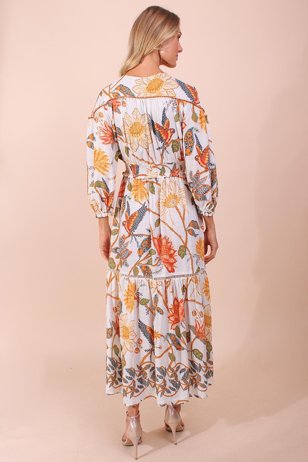 Vestido longo jardim boho farm - Babadotop