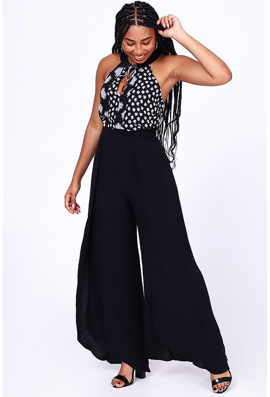 calça pantalona cos alto