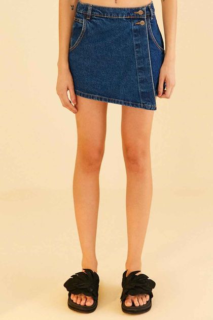 Short-saia-dark-jeans-farm--principal Short-saia-dark-jeans-farm--principal