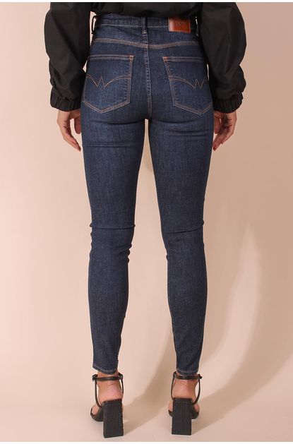 Calca-jeans-skinny-basica-high-dark-blue-animale-centro