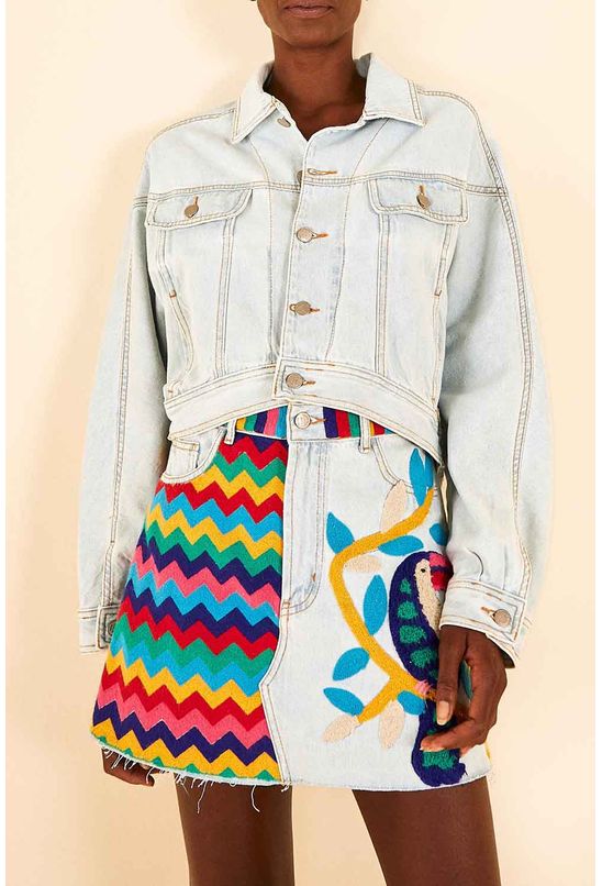 Saia-jeans-baixa-bordado-bosque-colorido-farm-esquerda