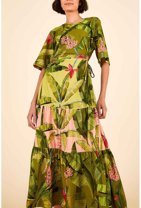 Vestido-patch-banana-verde-e-rosa-farm-esquerda