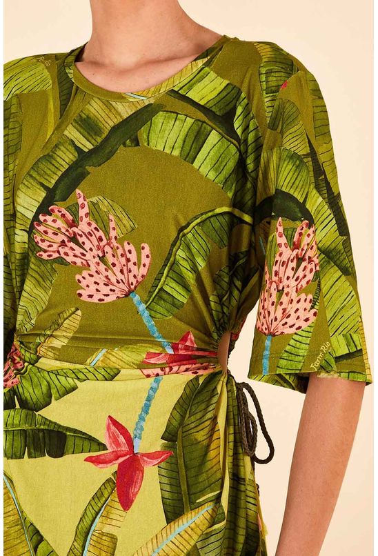 Vestido-patch-banana-verde-e-rosa-farm-direita