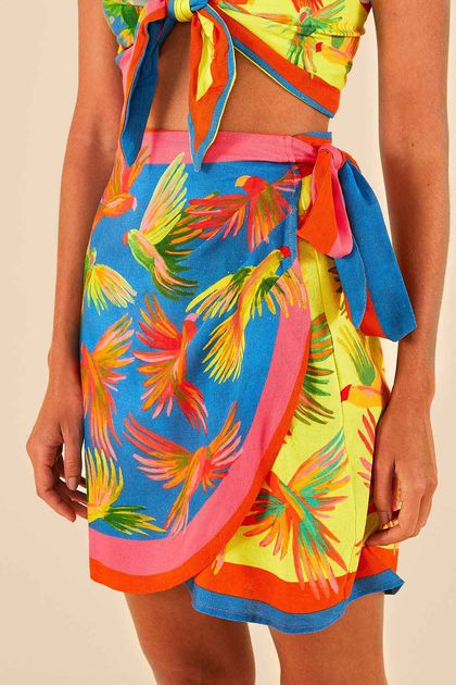 Saia-curta-pareo-passaros-pintados-lenco-farm--principal Saia-curta-pareo-passaros-pintados-lenco-farm--principal