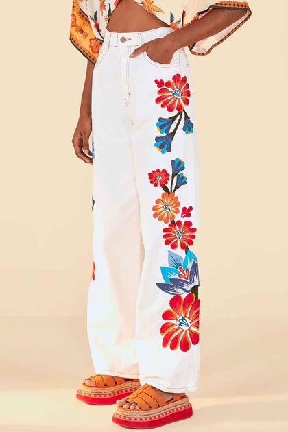 Calca-sarja-bordada-energia-floral-farm--principal Calca-sarja-bordada-energia-floral-farm--principal