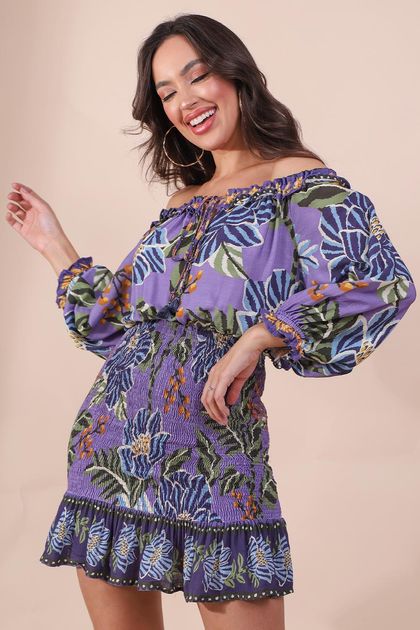 Vestido-curto-lastex-bossa-flor-farm--principal Vestido-curto-lastex-bossa-flor-farm--principal