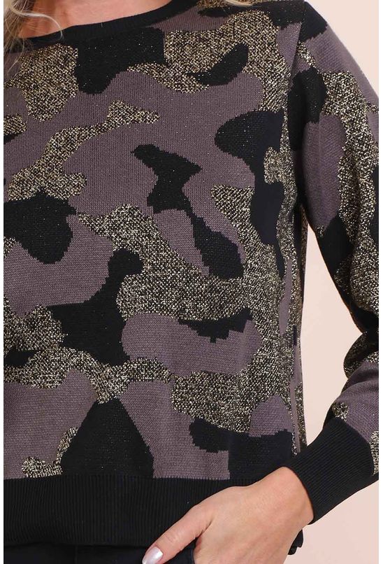 Blusa-tricot-camuflada-maria-filo-detalhe