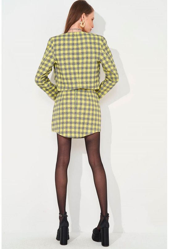 Saia-xadrez-colcci-centro Saia-xadrez-colcci-centro