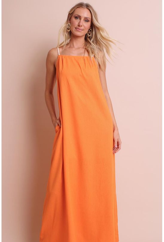 Vestido-longo-linho-laranja-pequia-esquerda