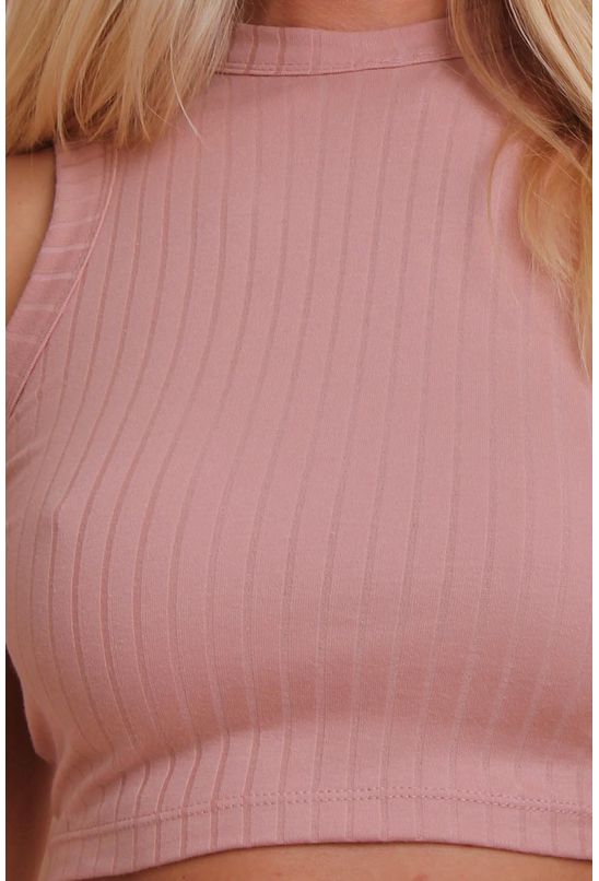 Blusa-cropped-de-malha-nadador-rosa-pequia-detalhe