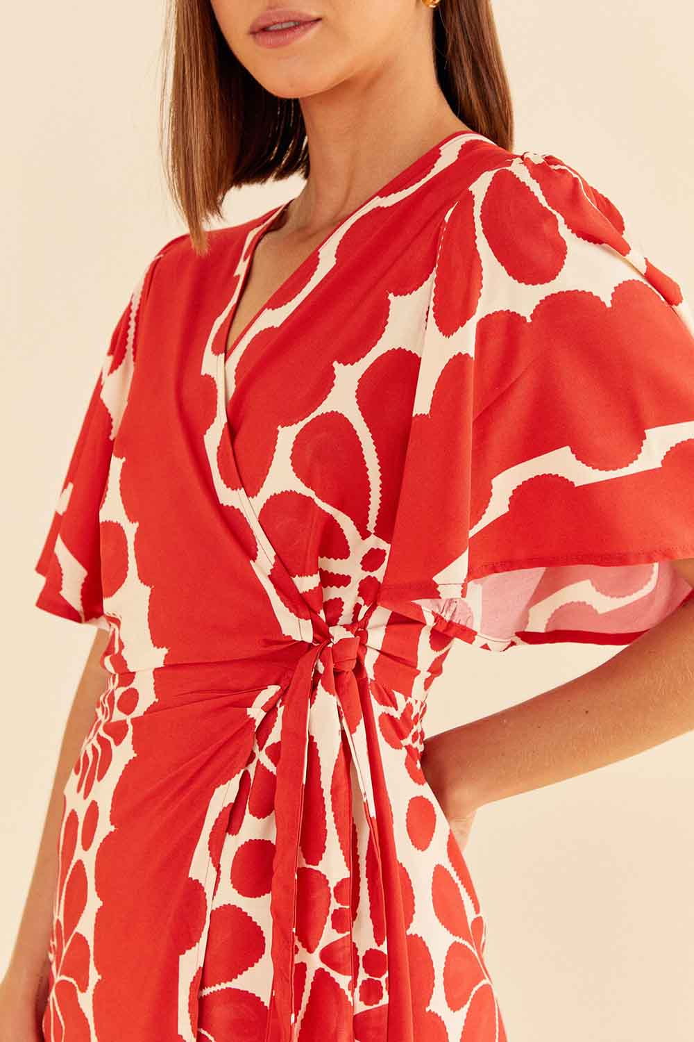 Vestido curto palermo farm Babadotop