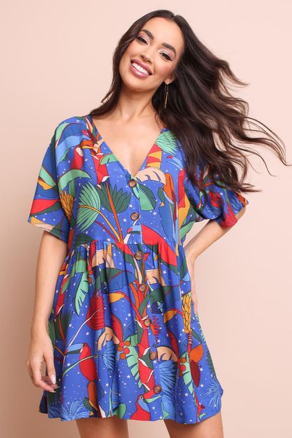 Vestido-curto-floresta-colorida-farm--principal Vestido-curto-floresta-colorida-farm--principal