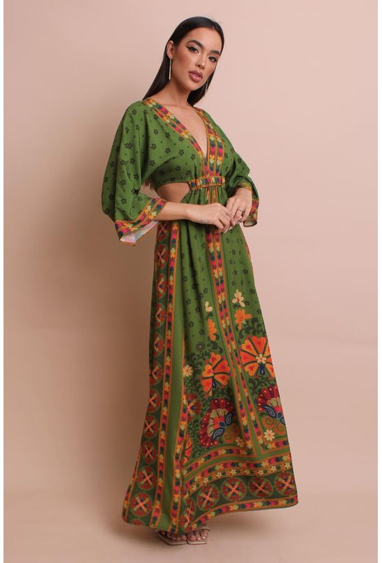 Vestido-longo-doralice-verde-farm-direita Vestido-longo-doralice-verde-farm-direita