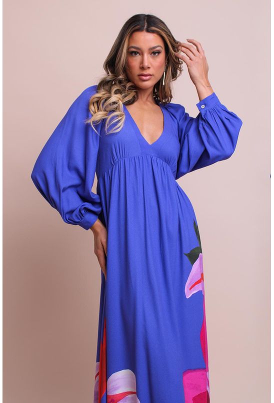 Vestido-longo-manga-aquarela-floral-farm-esquerda Vestido-longo-manga-aquarela-floral-farm-esquerda