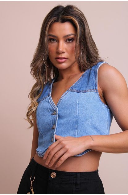 Colete-jeans-alfaiataria-cropped-myft-esquerda