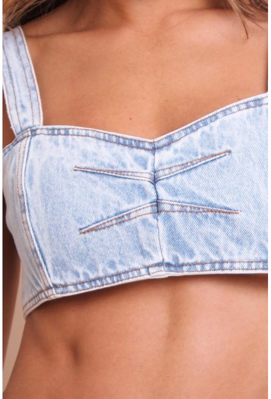 Top-jeans-com-alca-detalhe-pences-animale-jeans-detalhe Top-jeans-com-alca-detalhe-pences-animale-jeans-detalhe
