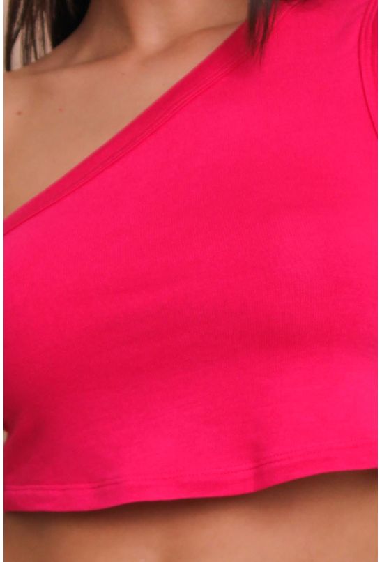 Blusa-ombro-unico-pink-labrava-detalhe