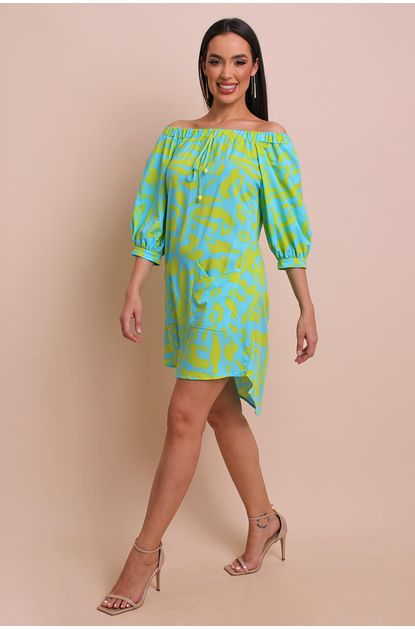 Vestido-curto-viscose-print-brasileiro-pequia-esquerda