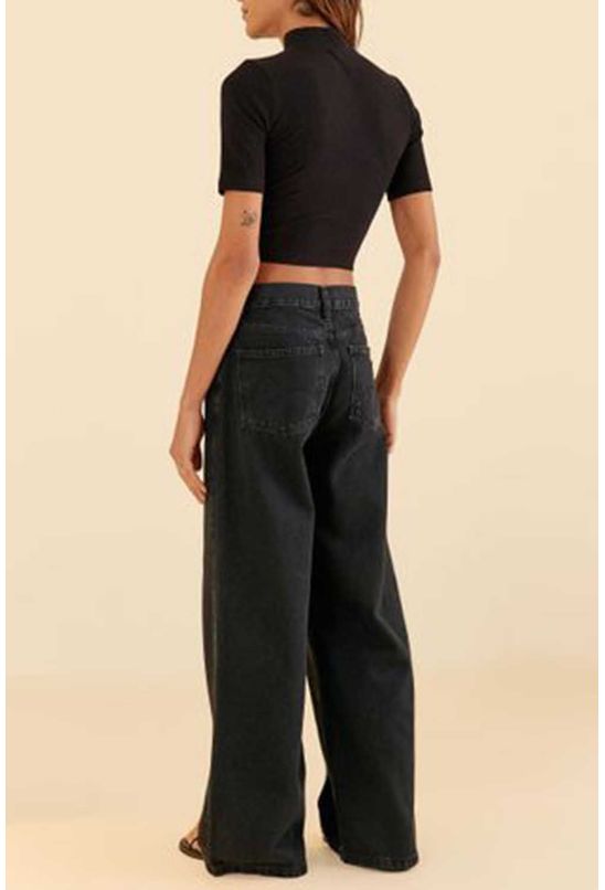 Calca-wide-black-jeans-farm-direita Calca-wide-black-jeans-farm-direita